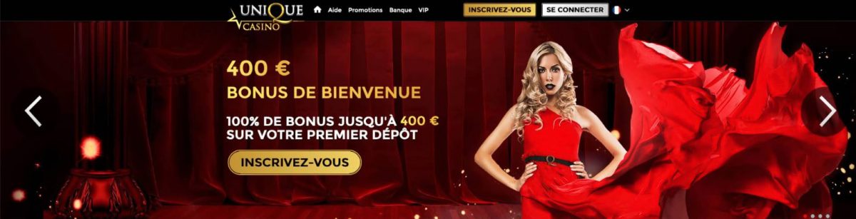 Particularités et avantages de Unique Casino